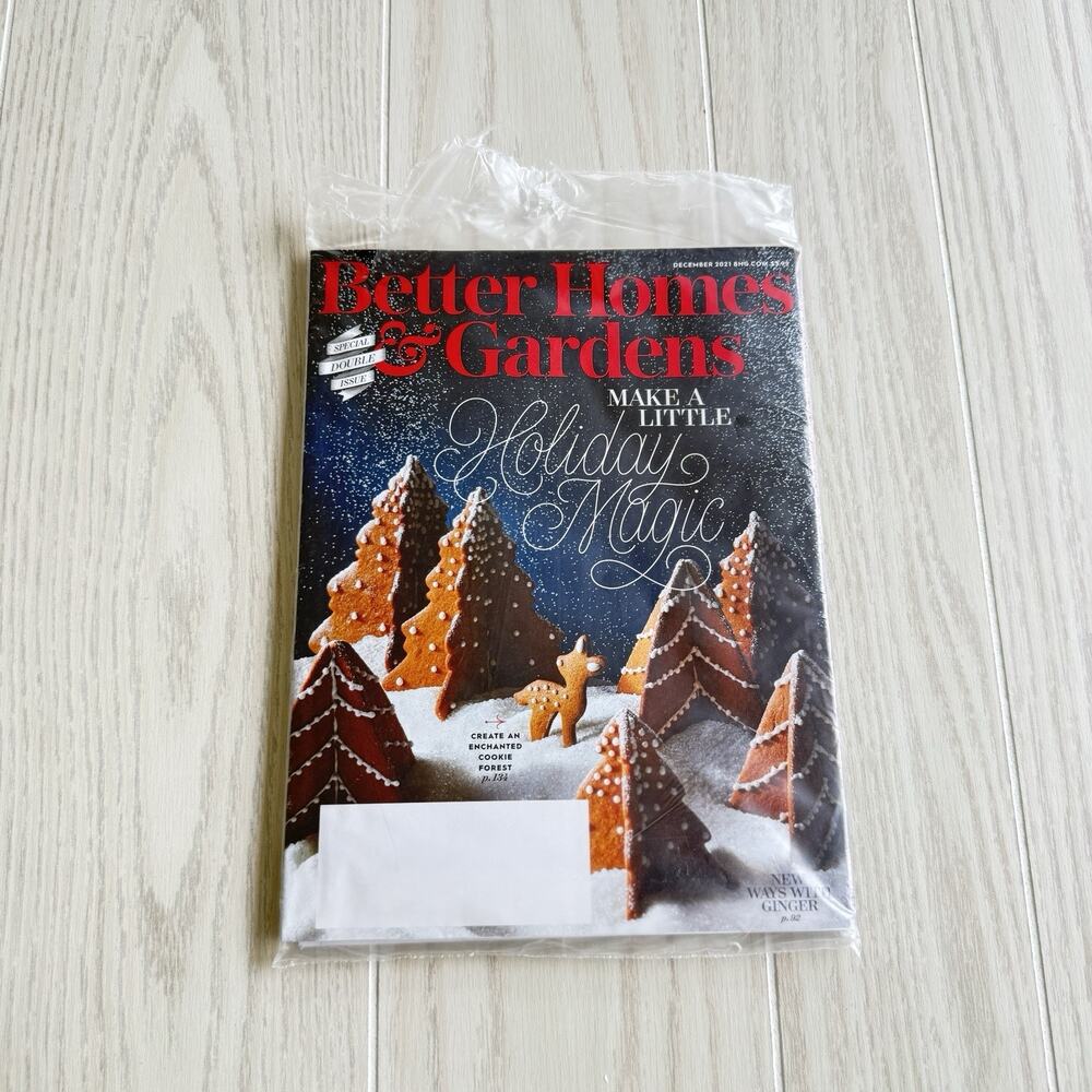 Better Homes & Gardens Magazine Dec 2021 Make A Little Holiday Magic